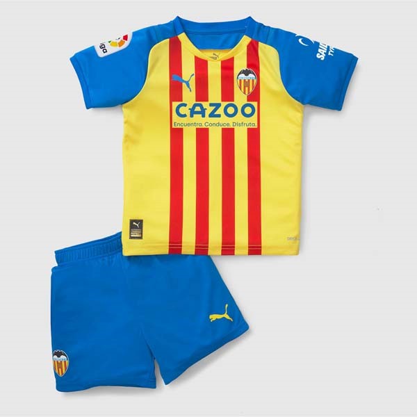 Camiseta Valencia Replica Tercera Ropa Niño 2022/23